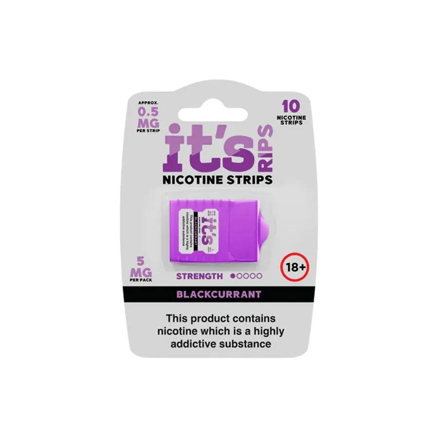 ITS STRIPS BLACKCURRANT 0.5MG ITS RIPS