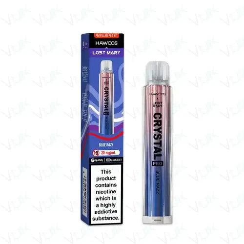 HLM CRYSTAL PRO KIT BLUE RAZZ HAWCOS X LOST MARY