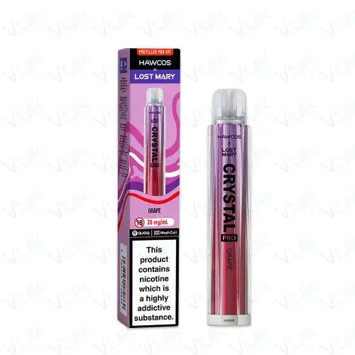 HLM CRYSTAL PRO KIT GRAPE HAWCOS X LOST MARY
