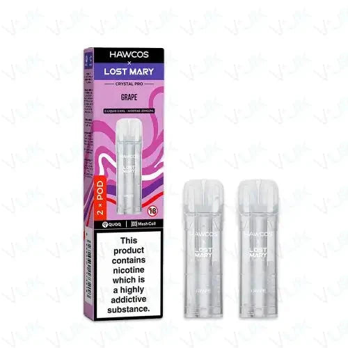 HLM CRYSTAL PRO POD GRAPE HAWCOS X LOST MARY