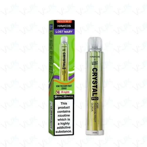 HLM CRYSTAL PRO KIT KIWI PASSION GUA HAWCOS X LOST MARY