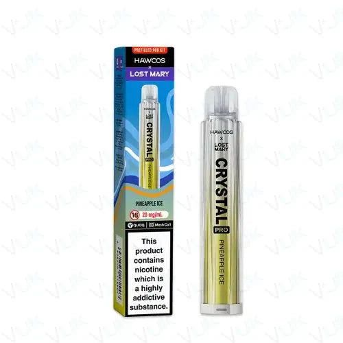 HLM CRYSTAL PRO KIT PINEAPPLE ICE HAWCOS X LOST MARY