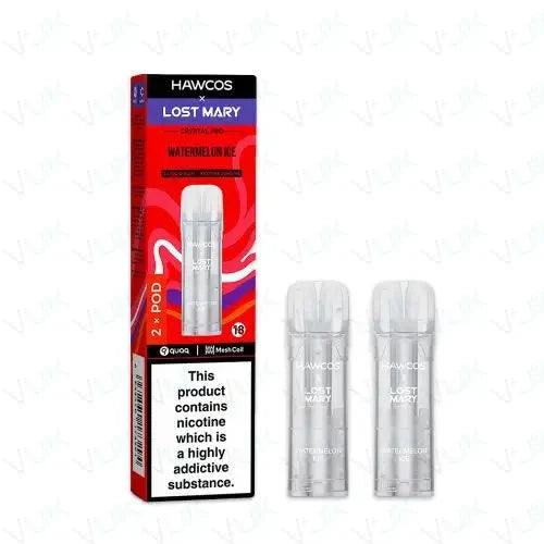 HLM CRYSTAL PRO POD WATERMELON ICE HAWCOS X LOST MARY